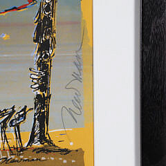 Leroy Neiman Signed Poster “40th Monterey Jazz Festival, 58”