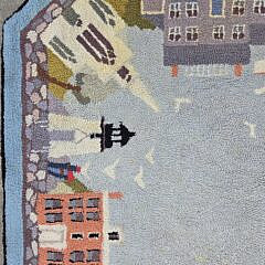 Claire Murray “Historic Nantucket” Hooked Rug