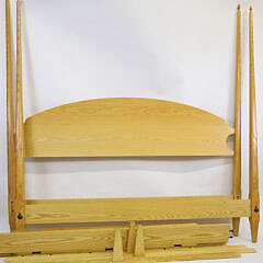 Stephen Swift Ash King Size Four Post Bed 