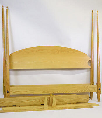 Stephen Swift Ash King Size Four Post Bed 