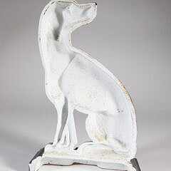 Hand Painted Dalmatian Cast Iron Doorstop