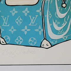 George Davis Silk Screen “Bag Ladies”