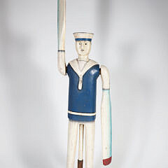 Contemporary Sailor Whirligig