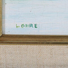 Thomas G. Lohre Jr. Oil on Canvas “Brant Point and Boat”