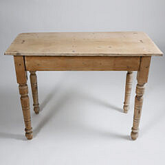 Vintage Pine One Drawer Console Table