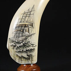 Fine Contemporary Scrimshaw Whale