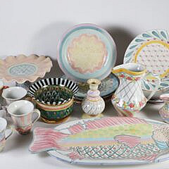 Mackenzie Child Ceramic Partial Dinner Service 
