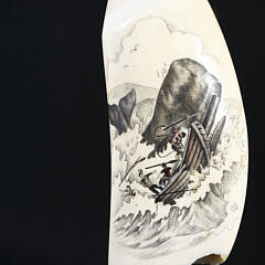 Fine Contemporary Scrimshaw Whale