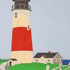 Eric Holch Silk Screen “Sankaty Head Light” Printers Proof