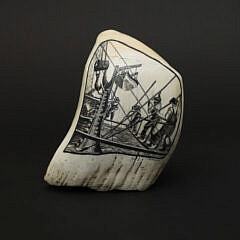 Fine Contemporary Scrimshaw Whale