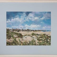 Karen Killen Gouache on Paper "A Perfect Day" circa 1989