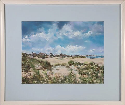 Karen Killen Gouache on Paper "A Perfect Day" circa 1989