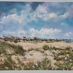 Karen Killen Gouache on Paper “A Perfect Day” circa 1989