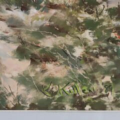 Karen Killen Gouache on Paper “A Perfect Day” circa 1989