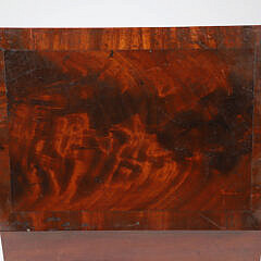 Mahogany Lift Top Jewelry Box with Various Interior Compartments, 19th Century