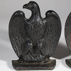 Cast Iron American Eagle Bookends