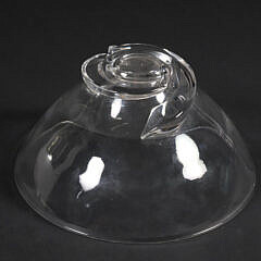 Signed Steuben Clear Crystal Bowl with Spiral Base