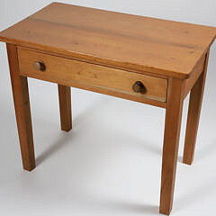 Pine One Drawer Side Table