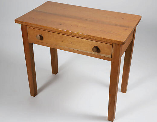 Pine One Drawer Side Table