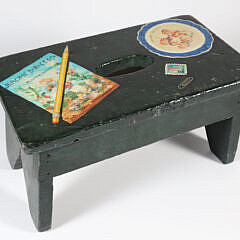 Decorated Foot Stool