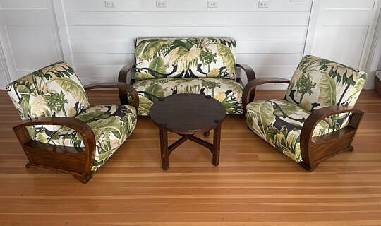 295-2574 Art Deco Settee and Chairs A IMG_0587