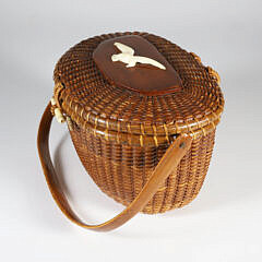 Jose Formoso Reyes Nantucket Friendship Basket, circa 1950s