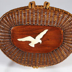 Jose Formoso Reyes Nantucket Friendship Basket, circa 1950s