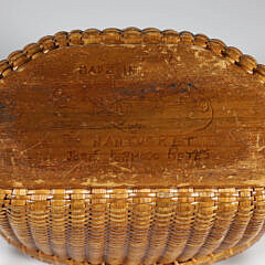 Jose Formoso Reyes Nantucket Friendship Basket, circa 1950s