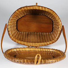 Jose Formoso Reyes Nantucket Friendship Basket, circa 1950s