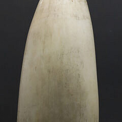 Scrimshaw Antique Whale’s Tooth “Marblehead”, 19th Century