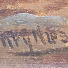 Henry Niess Oil on Canvas “Sunset Sail”