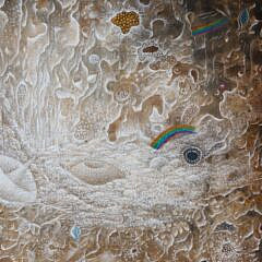 A. Adler Abstract Acrylic on Board “Hobby Horse”