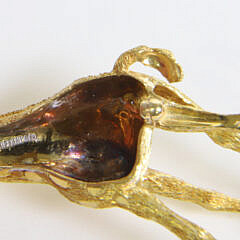 18k Yellow Gold Tiffany & Co. Textured Giraffe Brooch