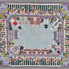 Claire Murray Hooked Rug "Historic Nantucket"
