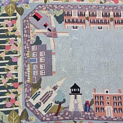 Claire Murray Hooked Rug “Historic Nantucket”