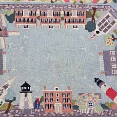 Claire Murray Hooked Rug “Historic Nantucket”