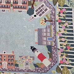 Claire Murray Hooked Rug “Historic Nantucket”