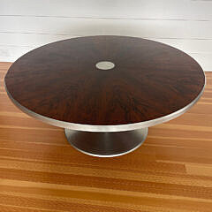 300-2574 Tropical Wood Art Deco Coffee Table A IMG_0595
