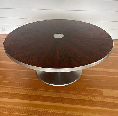 300-2574 Tropical Wood Art Deco Coffee Table A IMG_0595