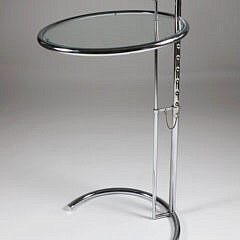 Contemporary Chrome Side Table