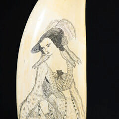 Antique Scrimshaw Whale