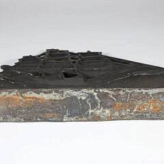 Vintage Brass Clipper Ship Doorstop