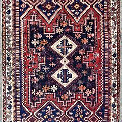 Vintage 1930s Persian Tribal Carpet 
