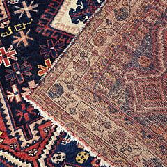 Vintage 1930s Persian Tribal Carpet