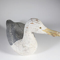 W.R. Freden Vintage Carved Wood Seagull, circa 1991
