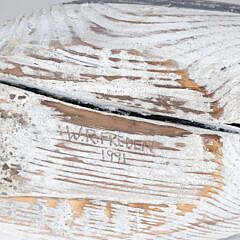 W.R. Freden Vintage Carved Wood Seagull, circa 1991