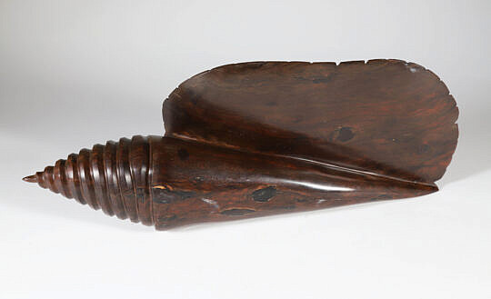 Carved Wood Seashell