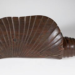 Vintage Carved Wood Seashell