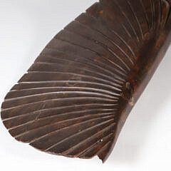 Vintage Carved Wood Seashell
