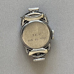 Vintage Ladies Rolex Stainless Diamond Watch Sans Bracelet